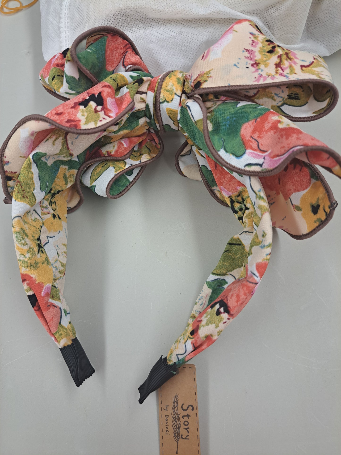 Floral Bow Headband