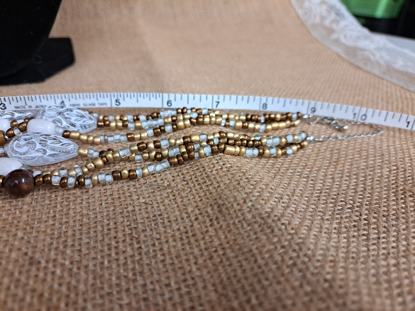 Three Strand Neutral Necklace