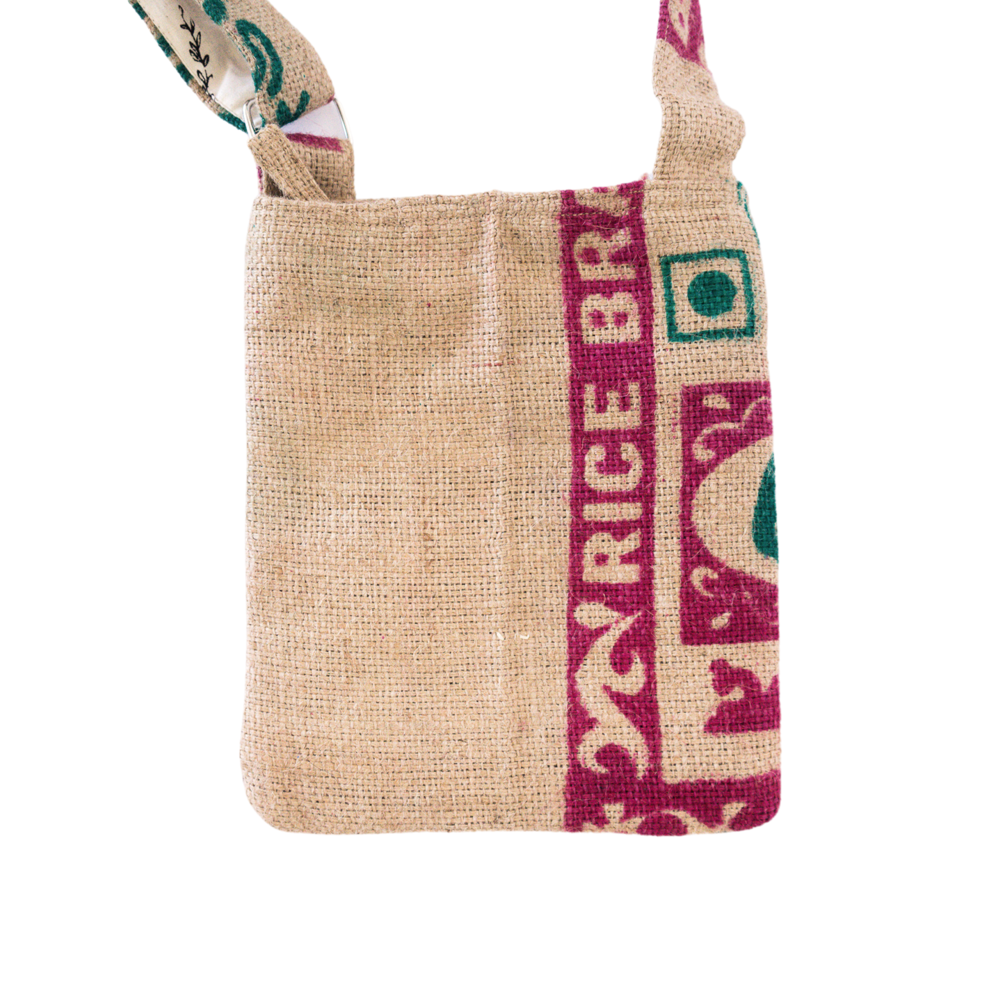 Everyday Purse - Recycled Burlap Jute Cotton Lined Tote