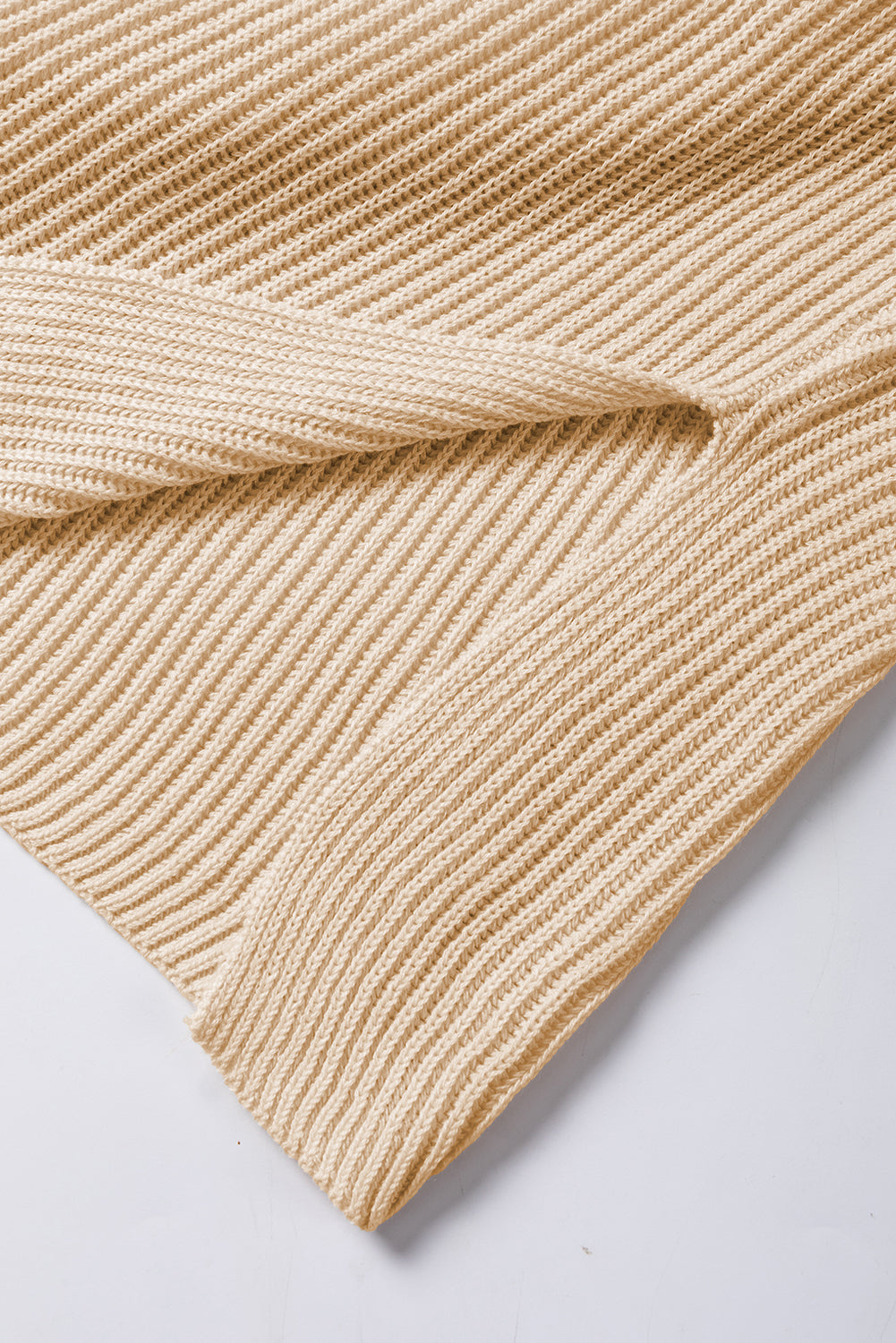 Side Slit Short Sleeve Oversized Sweater (4 colors)