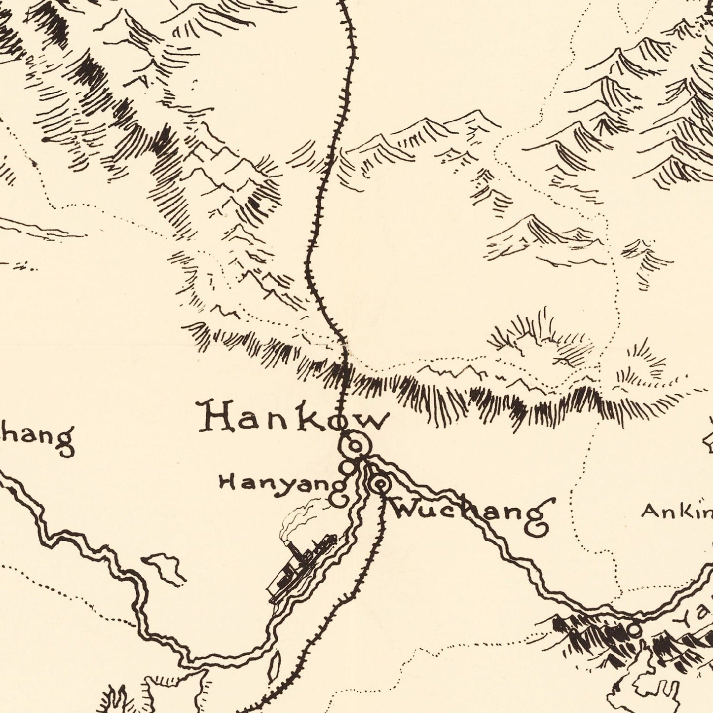 Picture Map of China 1932