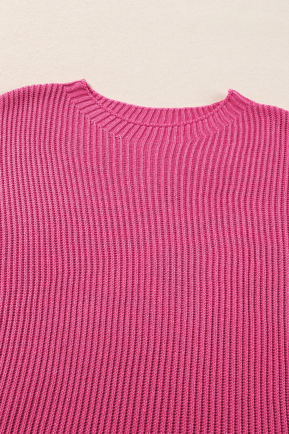 Side Slit Short Sleeve Oversized Sweater (4 colors)