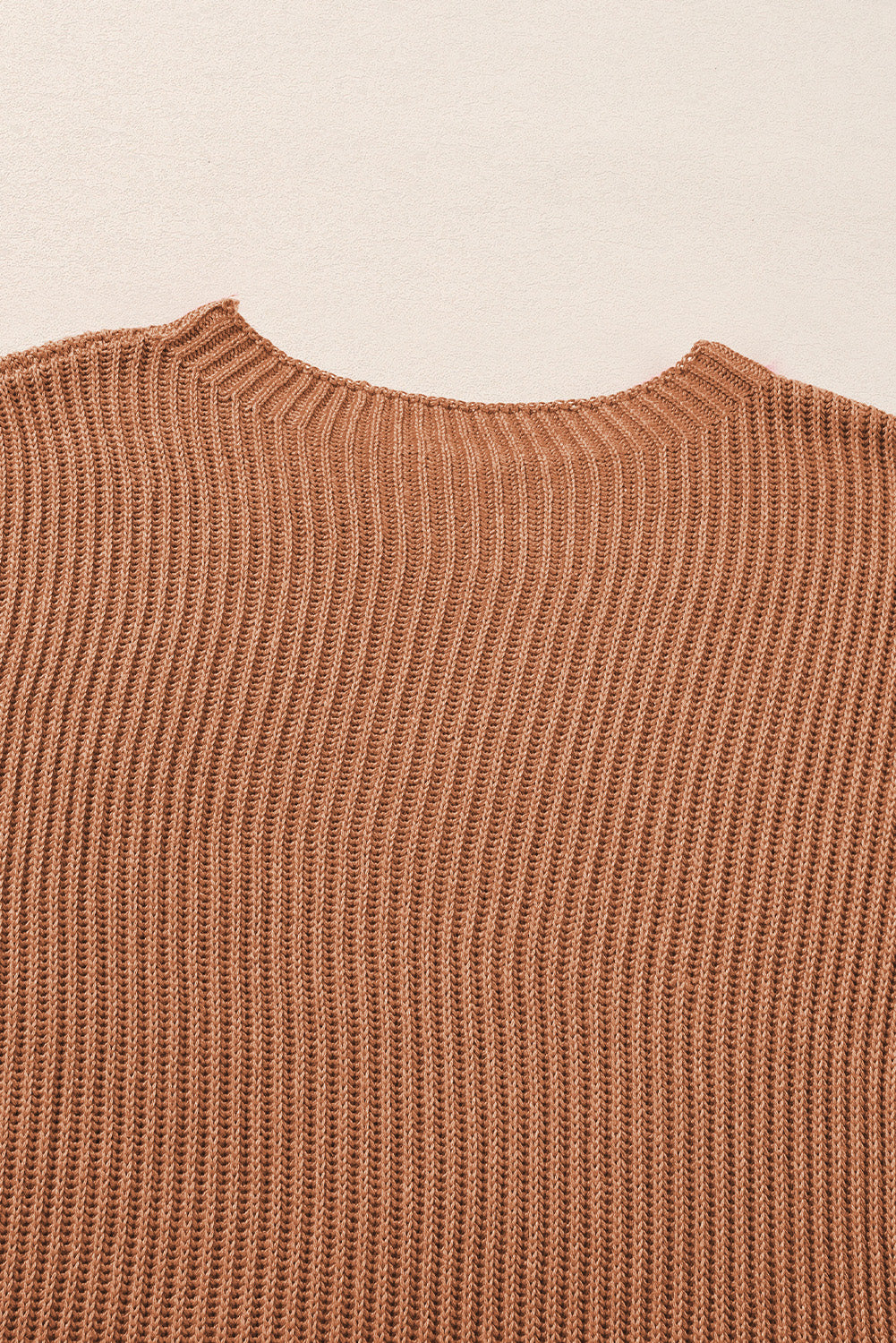 Side Slit Short Sleeve Oversized Sweater (4 colors)