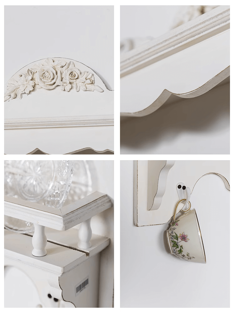 French Country Wall-Mounted Dish Rack