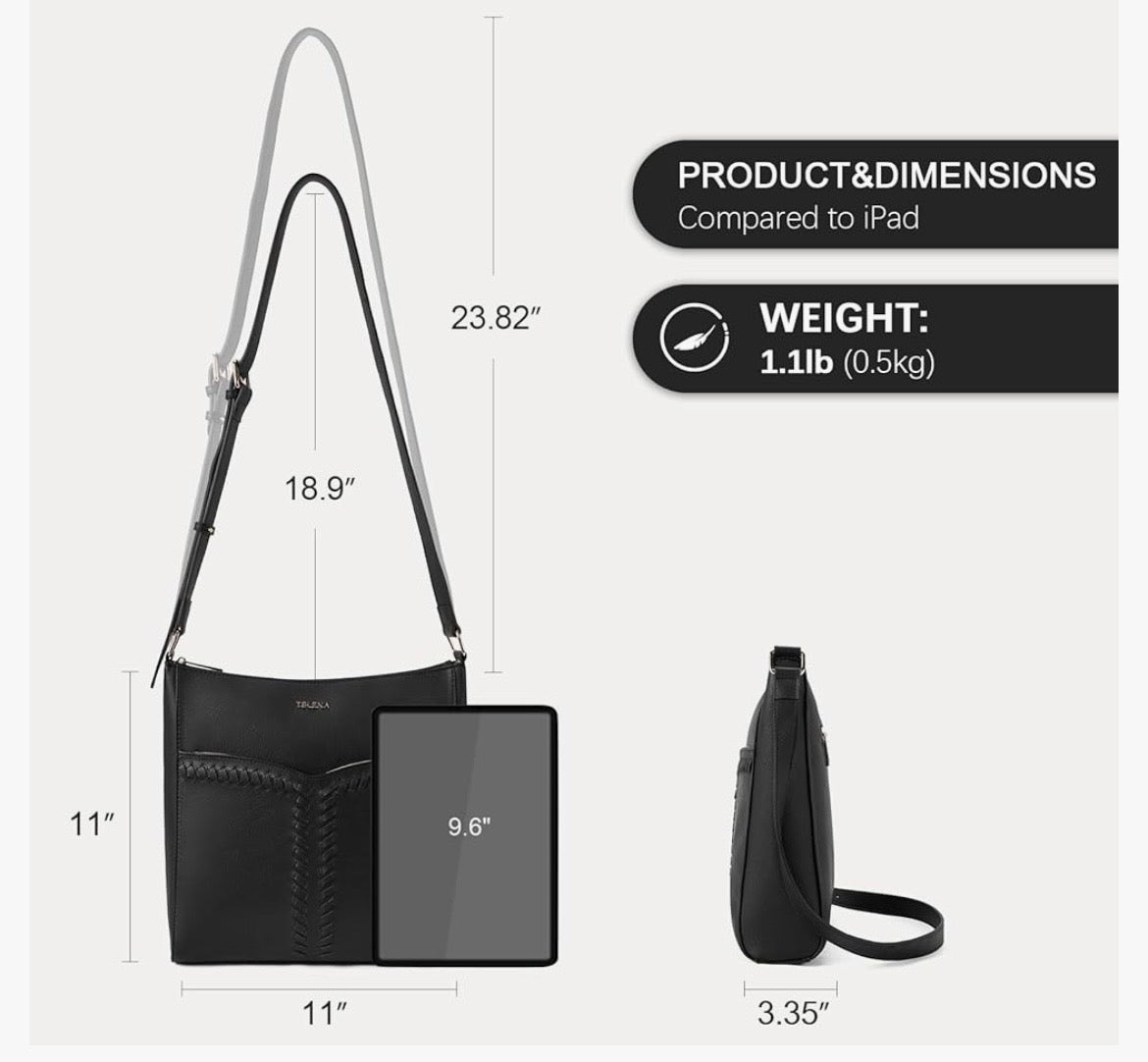 Leather Crossbody Handbag