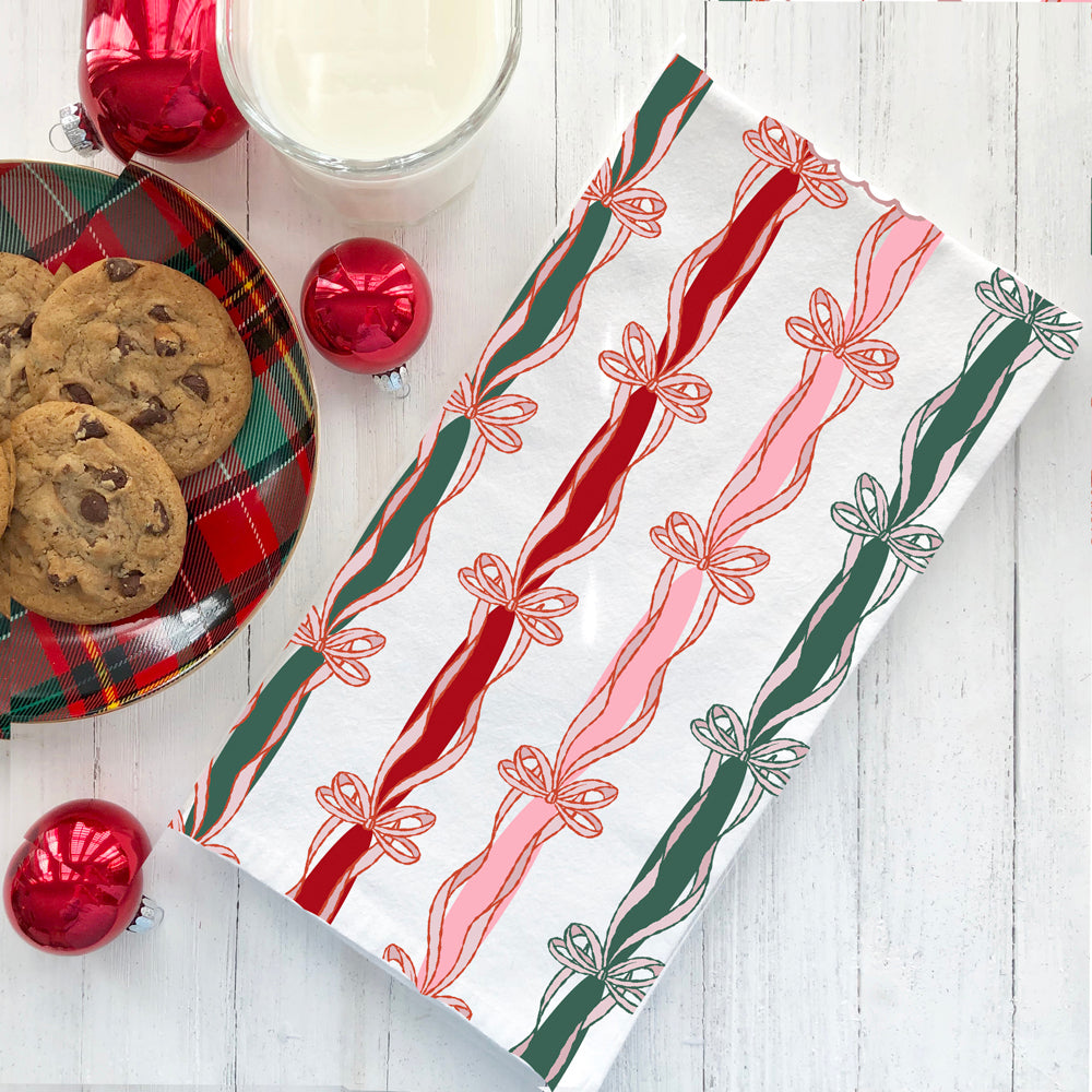 Merry Bright Coquette Flour Sack Cotton Decor Kitchen Towel