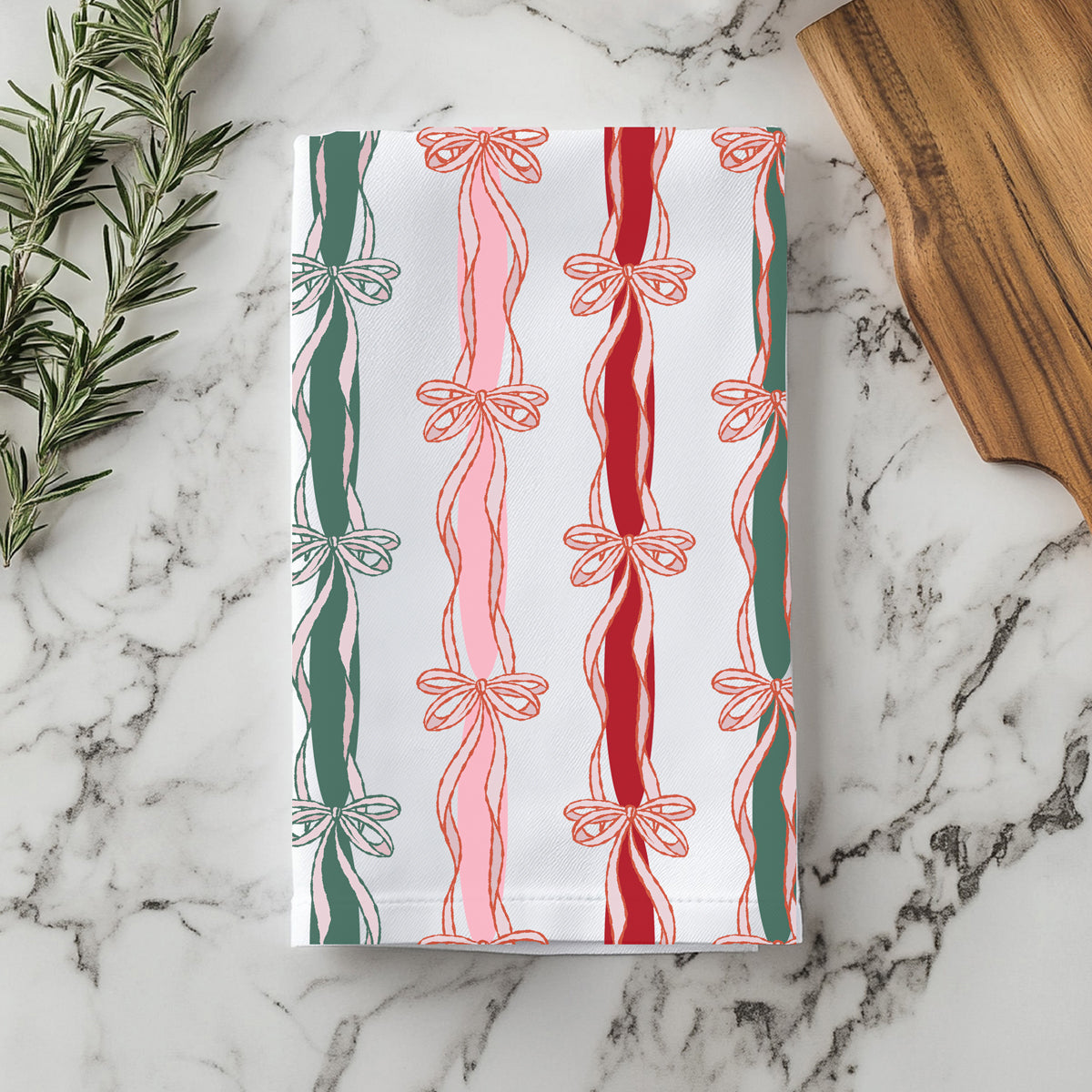 Merry Bright Coquette Flour Sack Cotton Decor Kitchen Towel