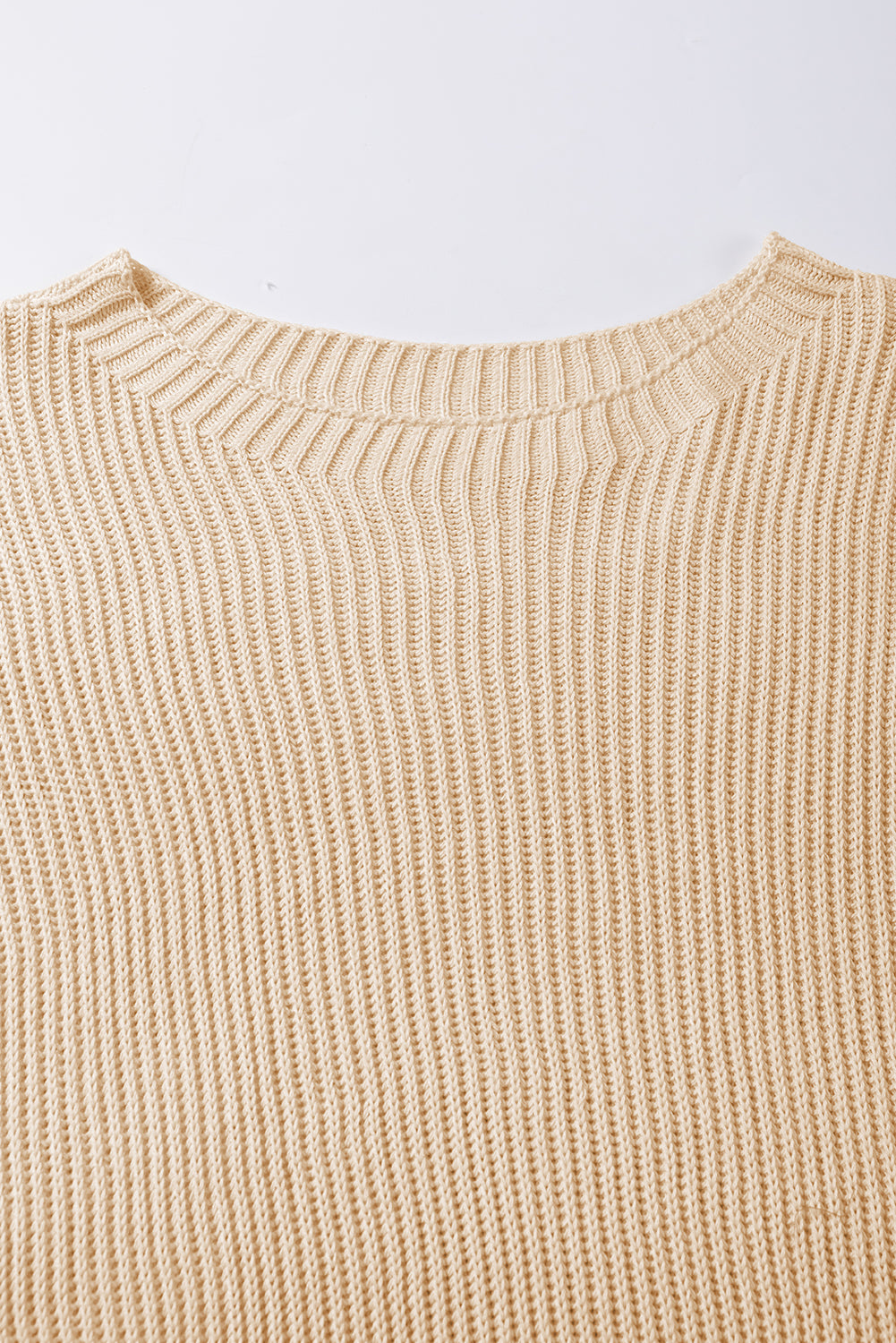 Side Slit Short Sleeve Oversized Sweater (4 colors)