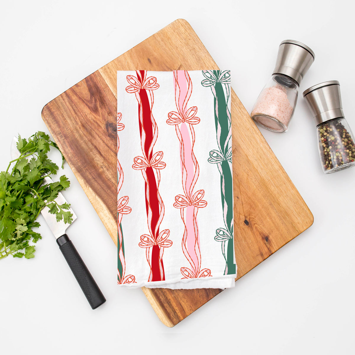 Merry Bright Coquette Flour Sack Cotton Decor Kitchen Towel