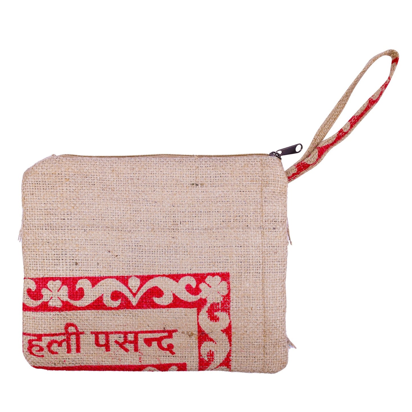 Recycled Sustainable Fringe Tassel Zippered Clutch