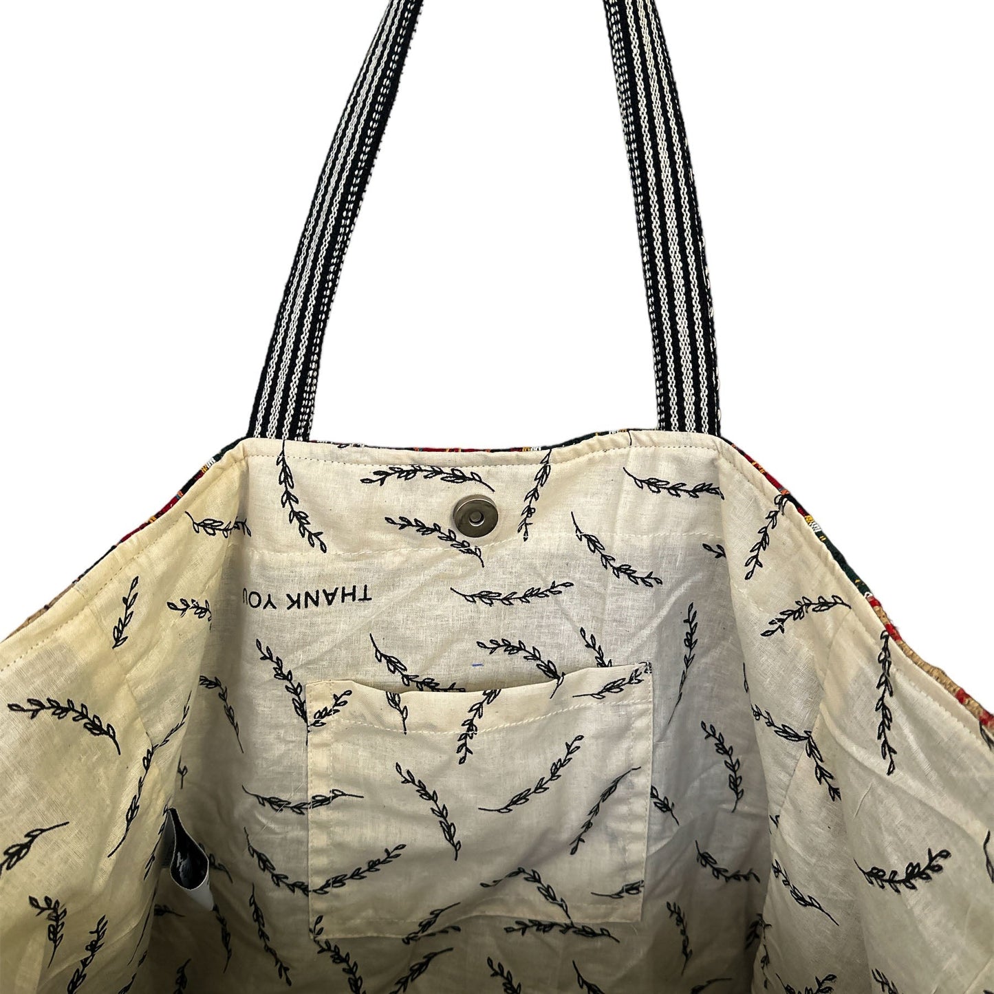 Recycled Jute Burlap Large Travel Tote