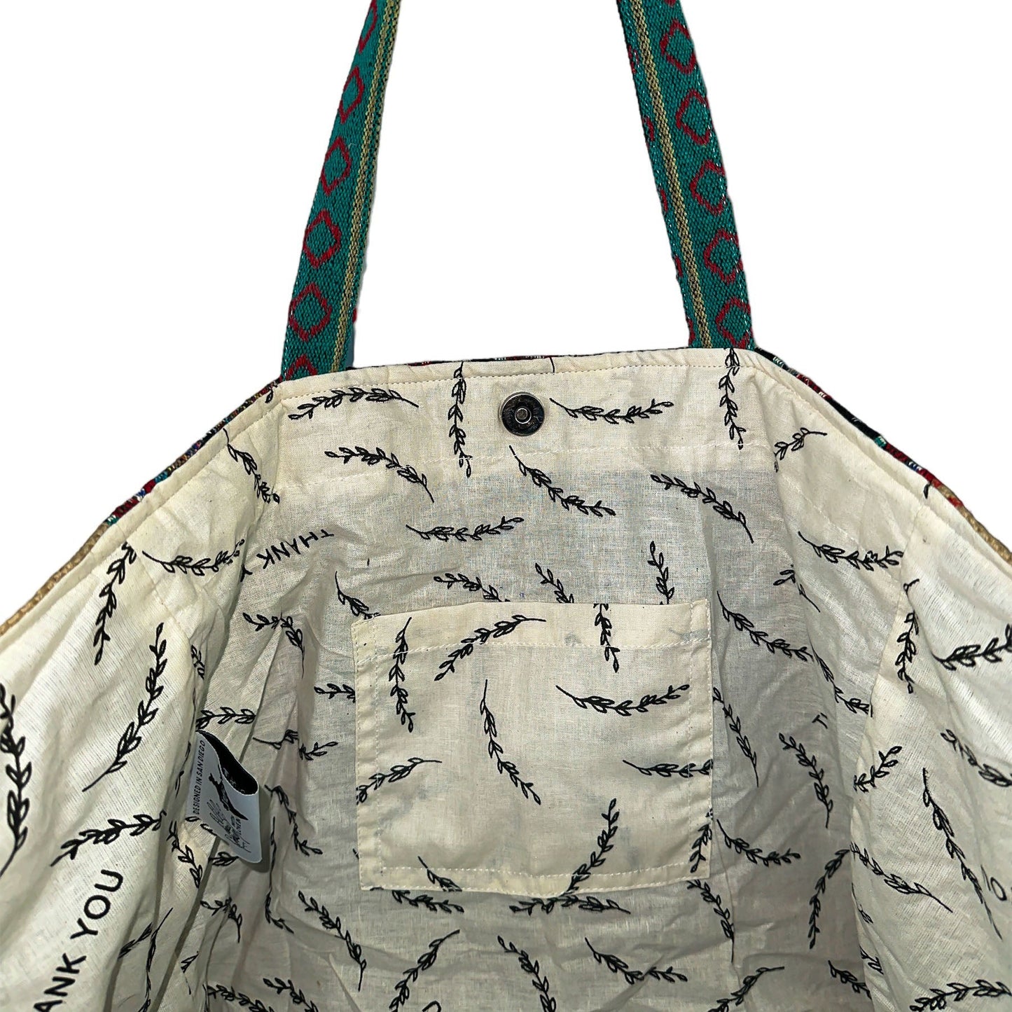 Recycled Jute Burlap Large Travel Tote