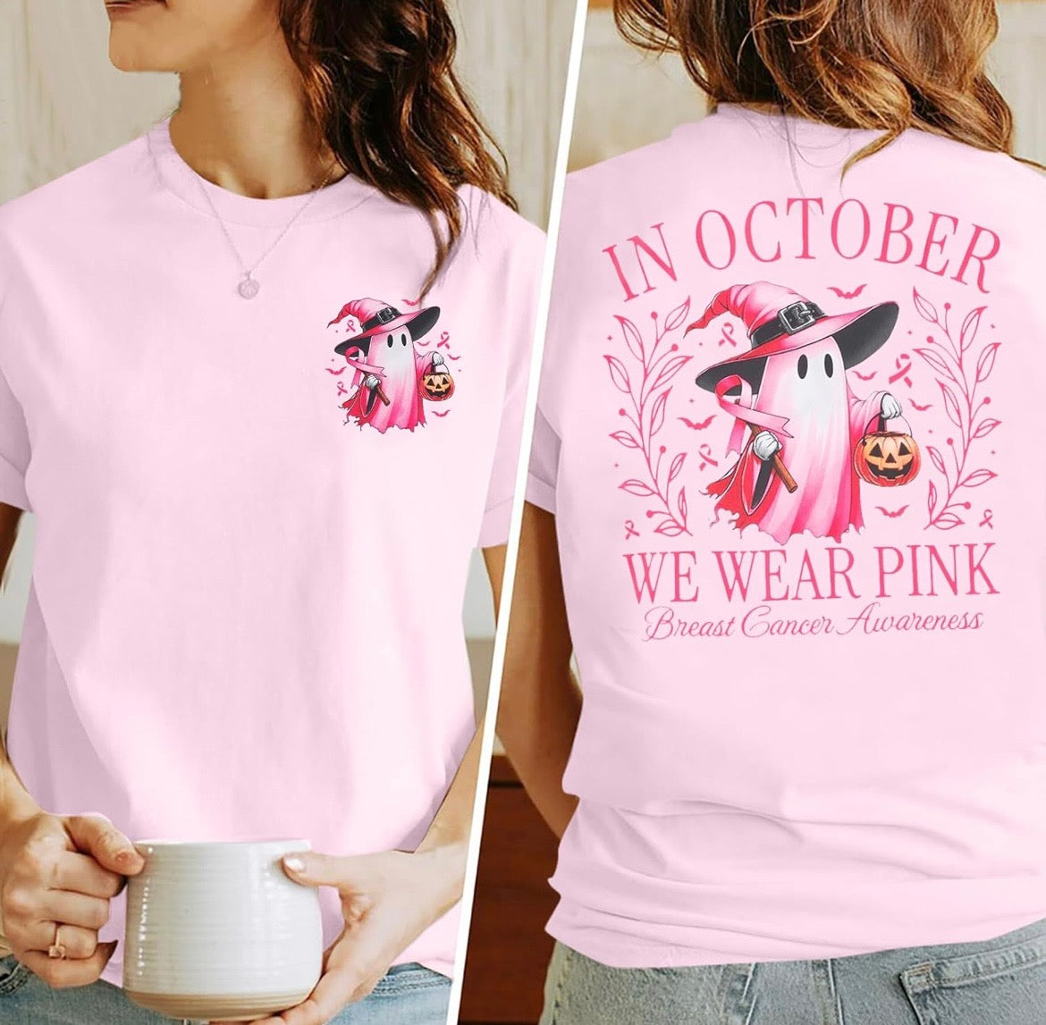 In October We Wear Pink Tee
