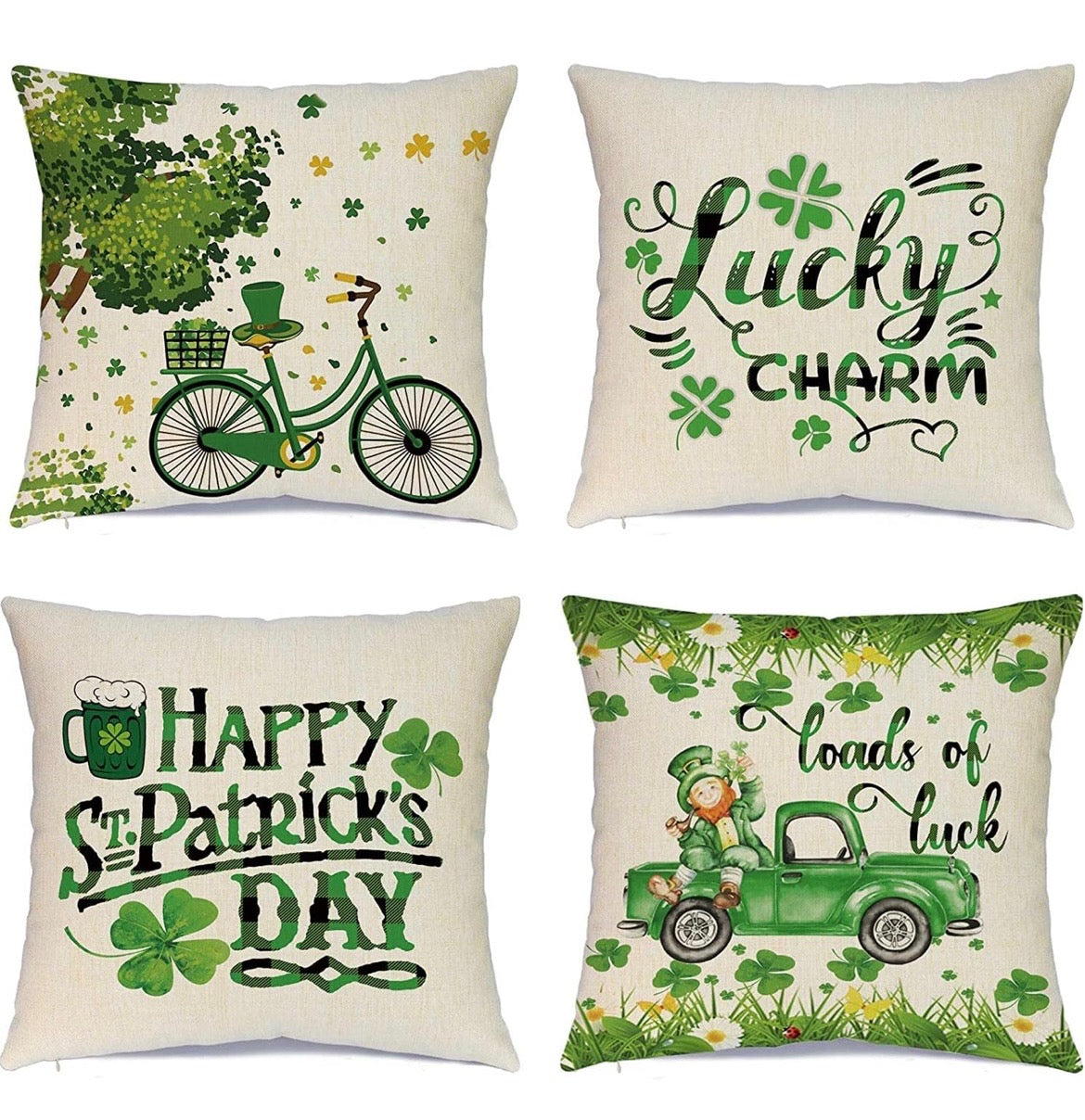 St. Patrick's Day Pillow Covers