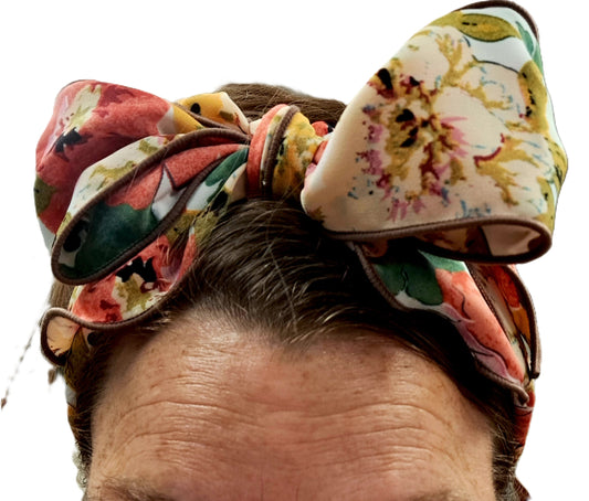 Floral Bow Headband