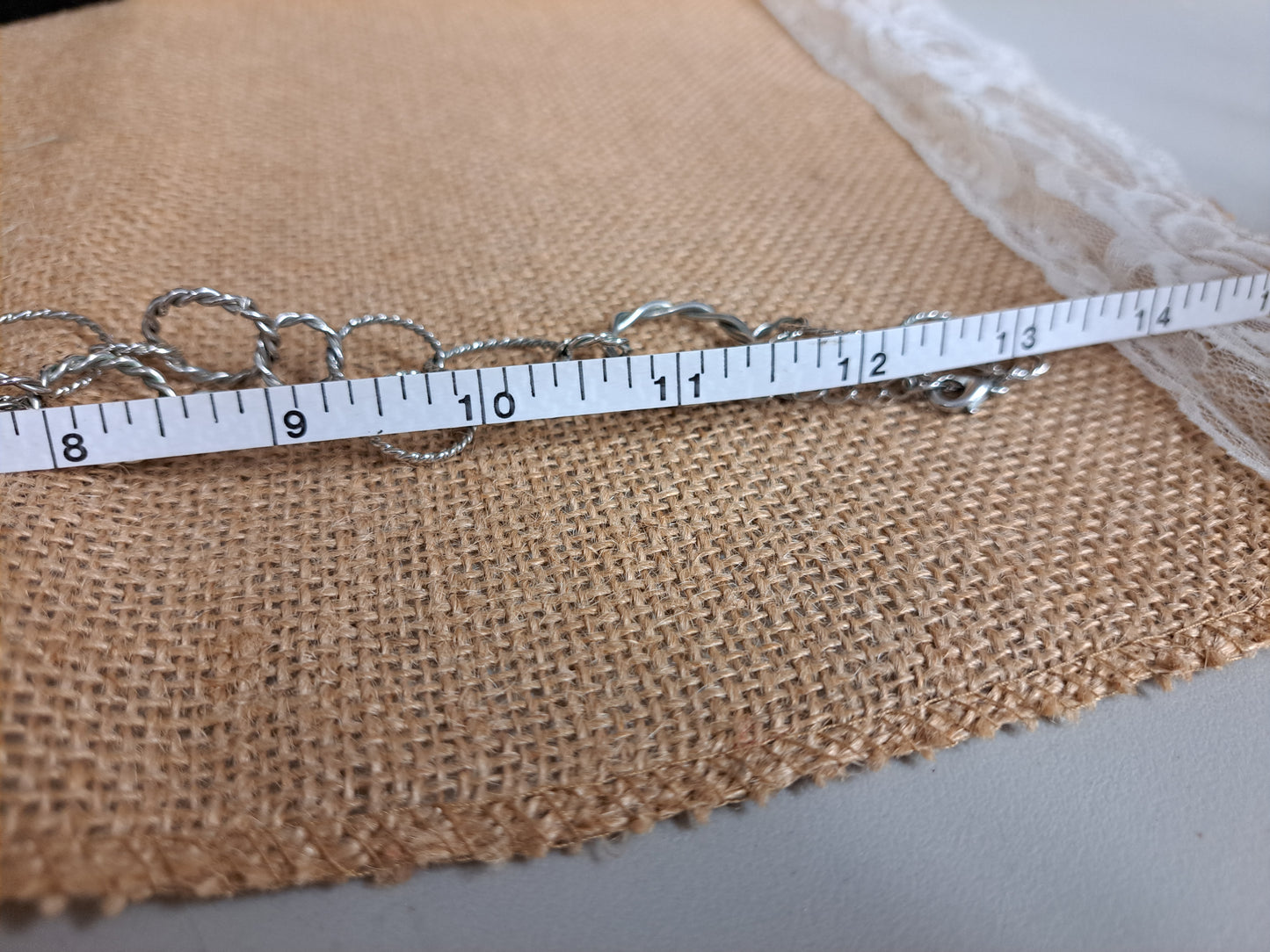 Hammered disc necklace