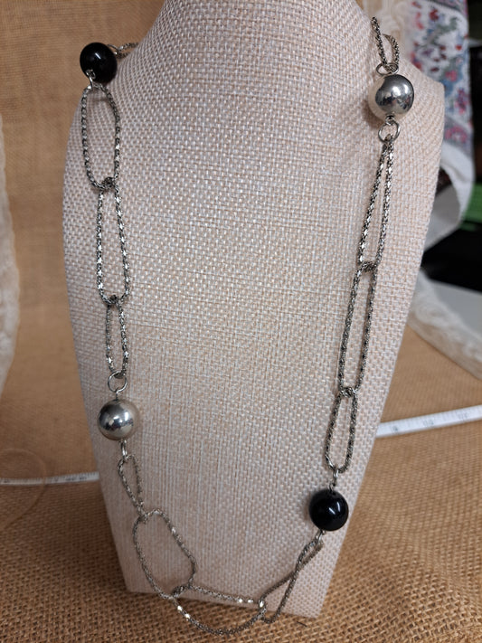 Black & Silver Necklace *PL*