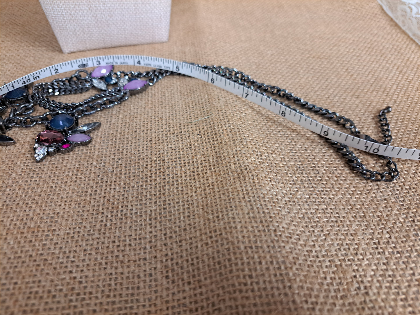 Blue & Purple Statement Necklace *PL*
