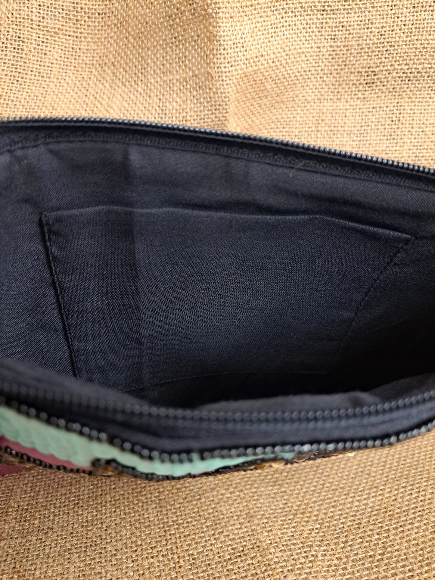 Shimmering Eye Clutch/Wristlet