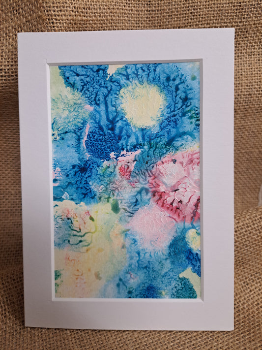 Leslie Ball signed acrylic 4 x 6
