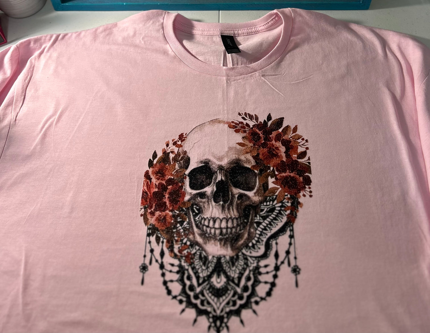 Skull and Bloom Tee