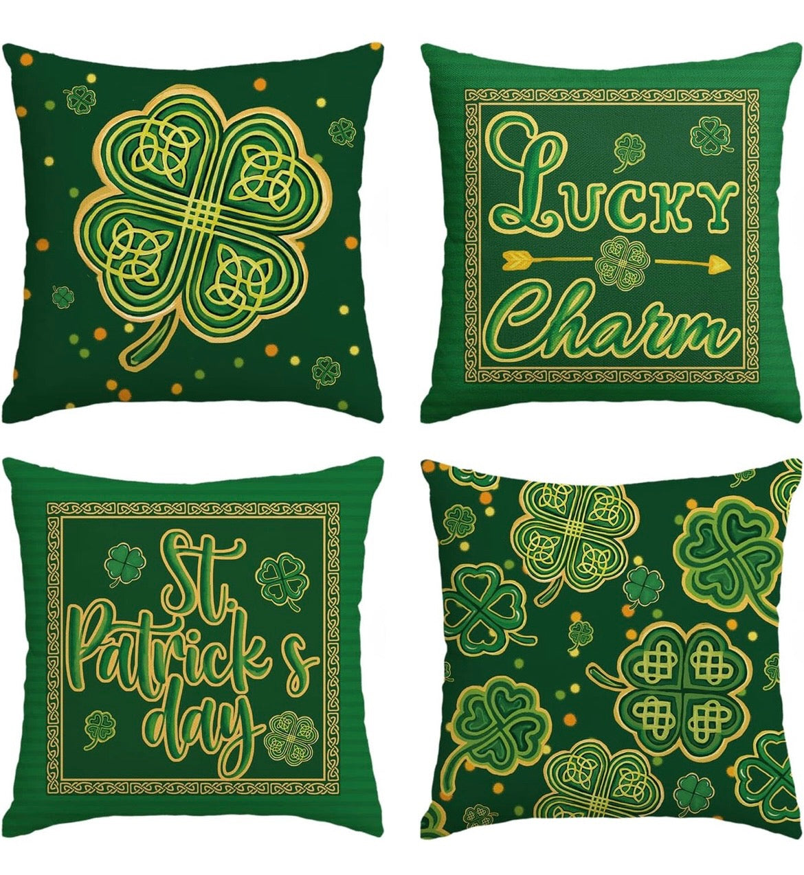 St. Patrick's Day Pillow Covers