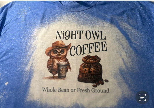 Night Owl Coffee Graphic Tee