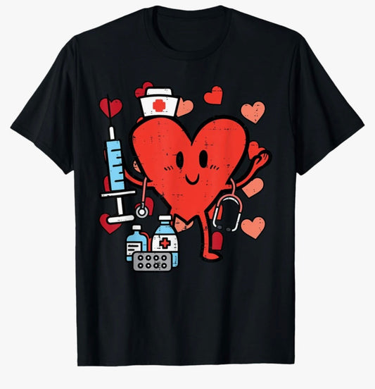 Nurse's Valentine's Tee