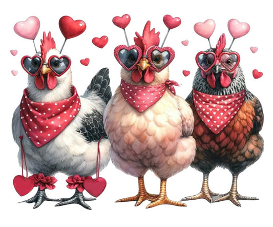 Love Chicken Graphic Tee (Valentine)