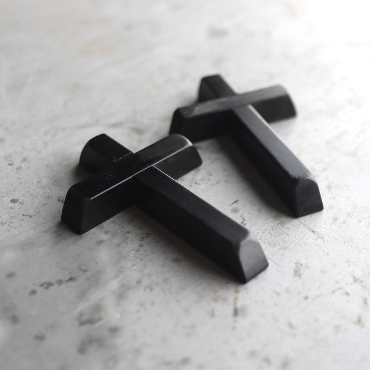 Ebony Piano Key Crosses