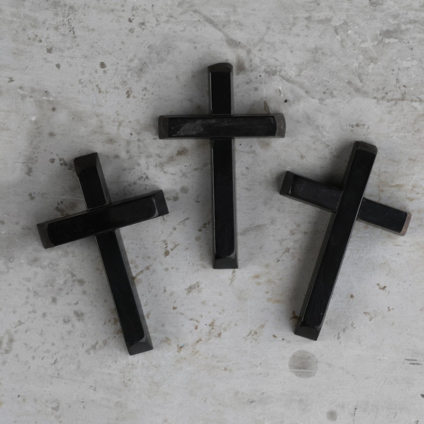 Ebony Piano Key Crosses