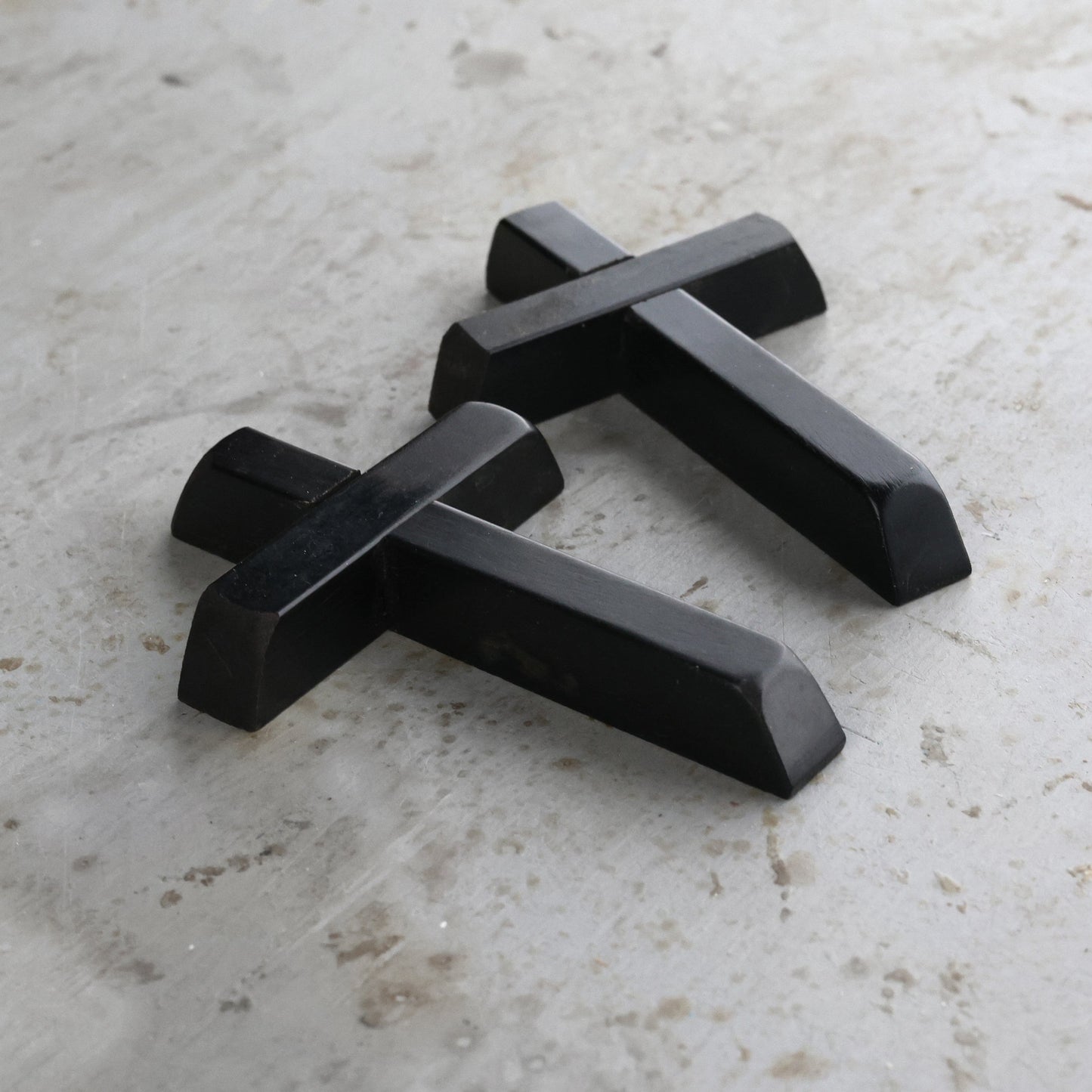 Ebony Piano Key Crosses