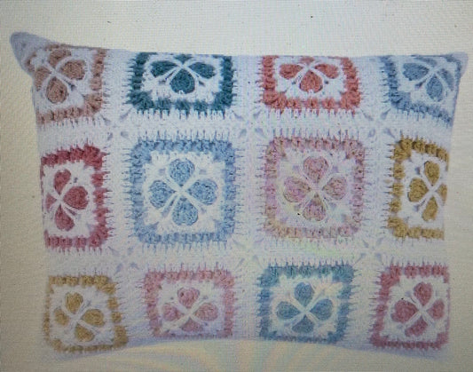 Hand Crocheted Throw Pillow Cover