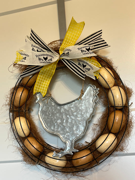 Chicken & Egg Wreath