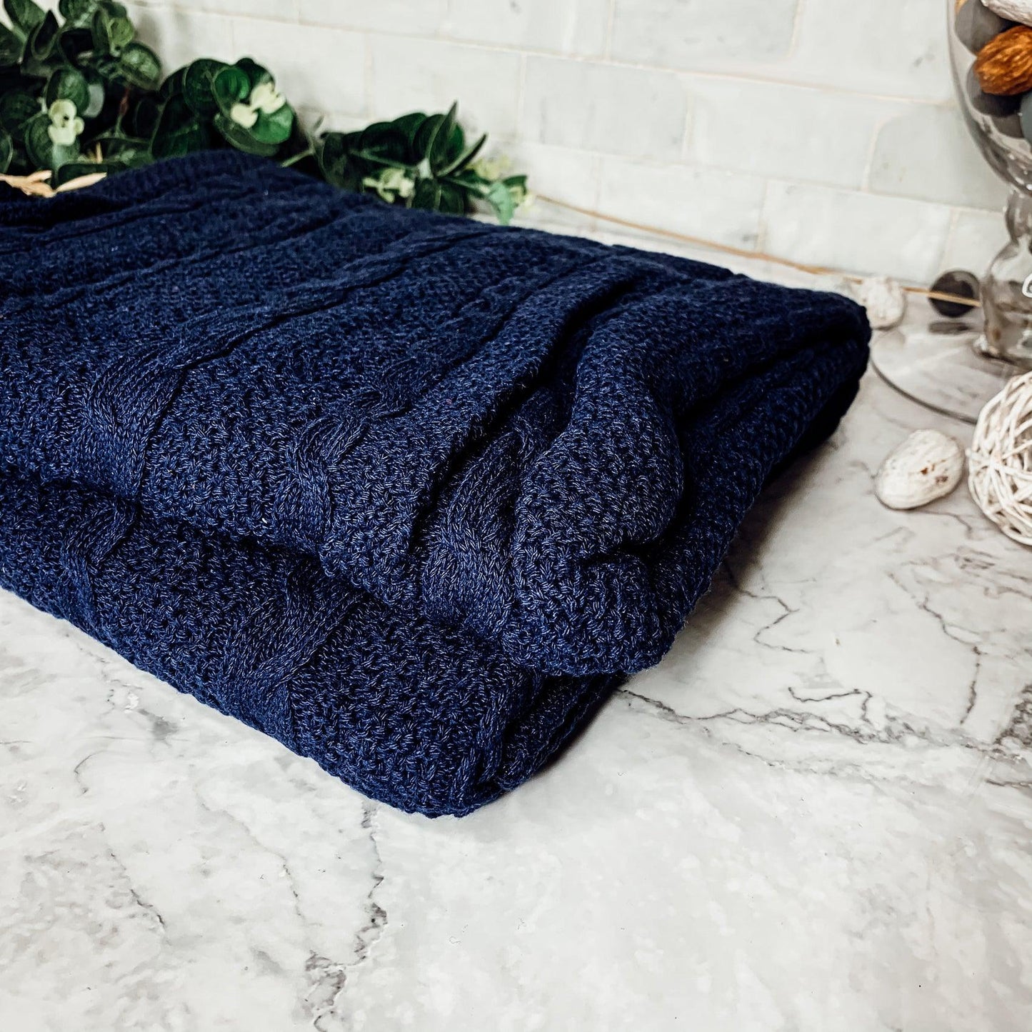 Claret Knit Sweater Throw Plush Super Soft