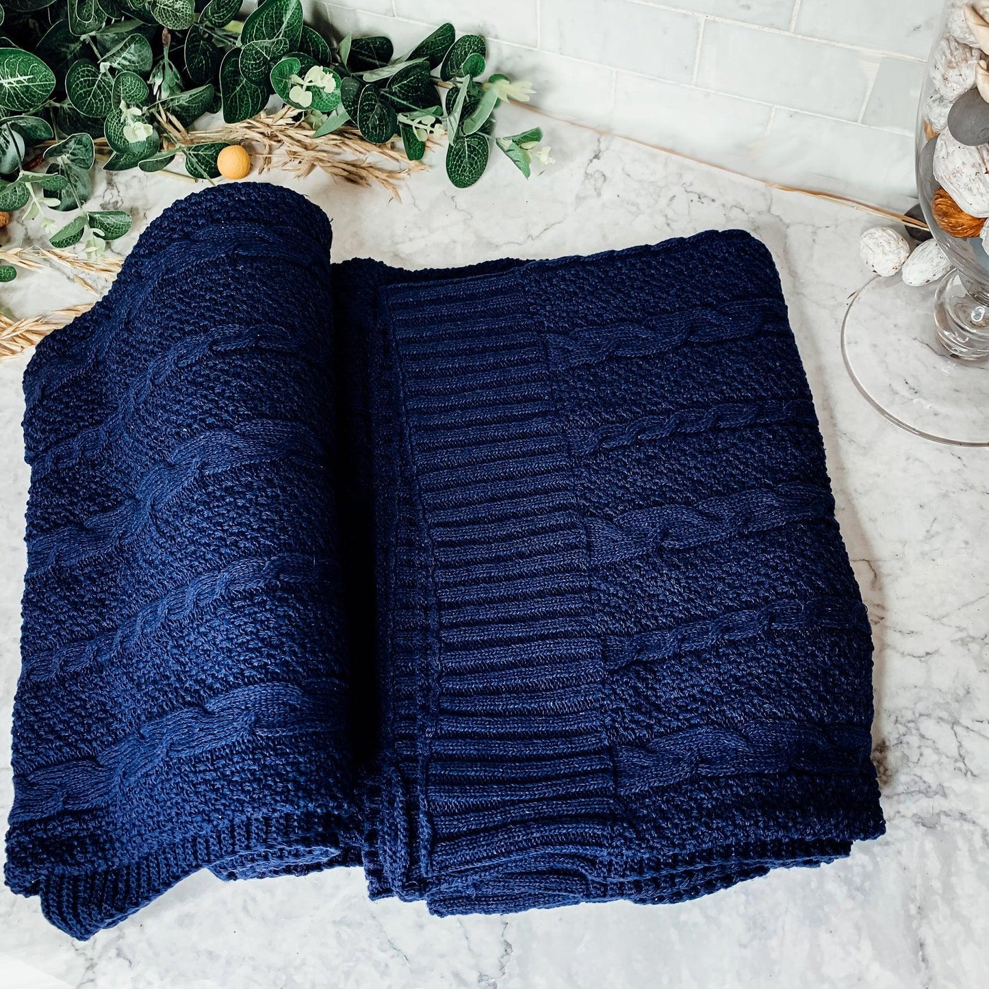 Claret Knit Sweater Throw Plush Super Soft