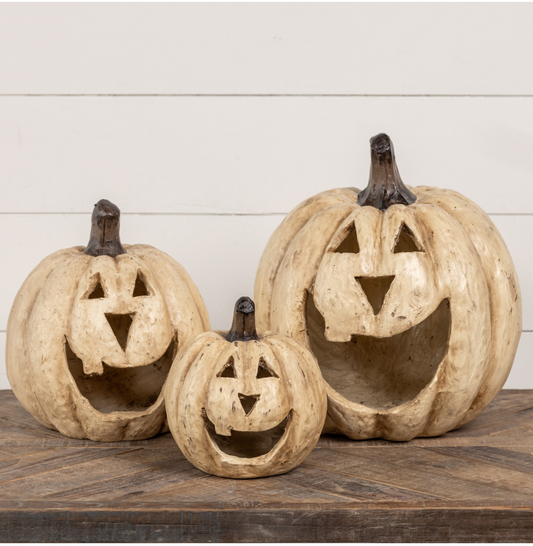White Big Mouth Pumpkins