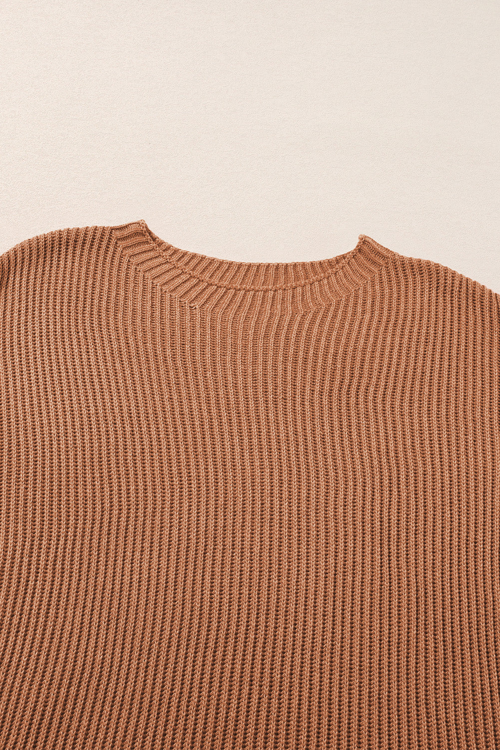 Side Slit Short Sleeve Oversized Sweater (4 colors)