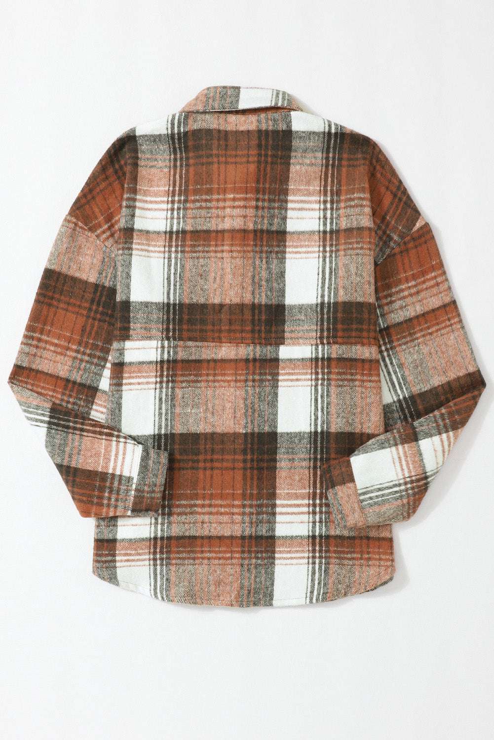 Plaid Button Up Collared Flannel Shacket (2 colors)