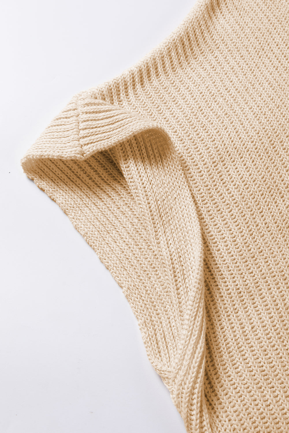 Side Slit Short Sleeve Oversized Sweater (4 colors)