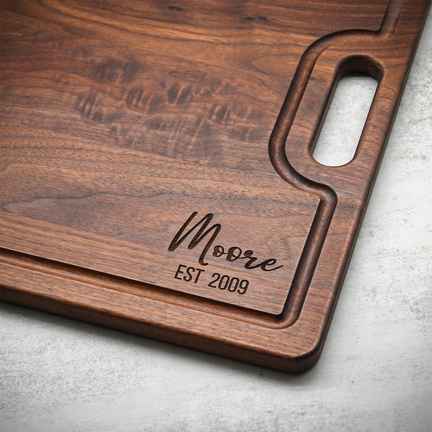 Extra Large Walnut Cutting Board, 24"x18" Charcuterie Serving Tray, 100% Made in the USA