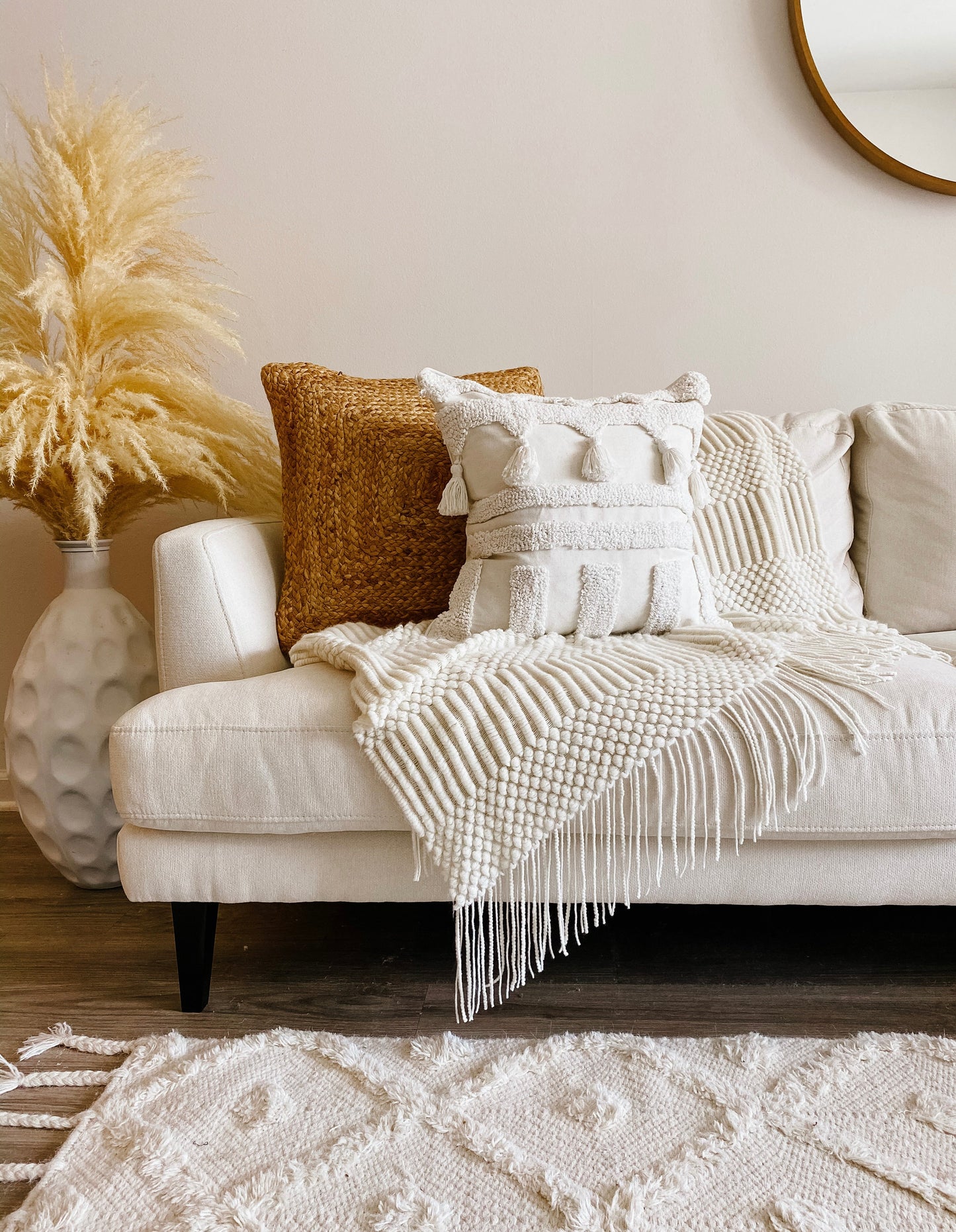 Khera Fringed Throw Blanket
