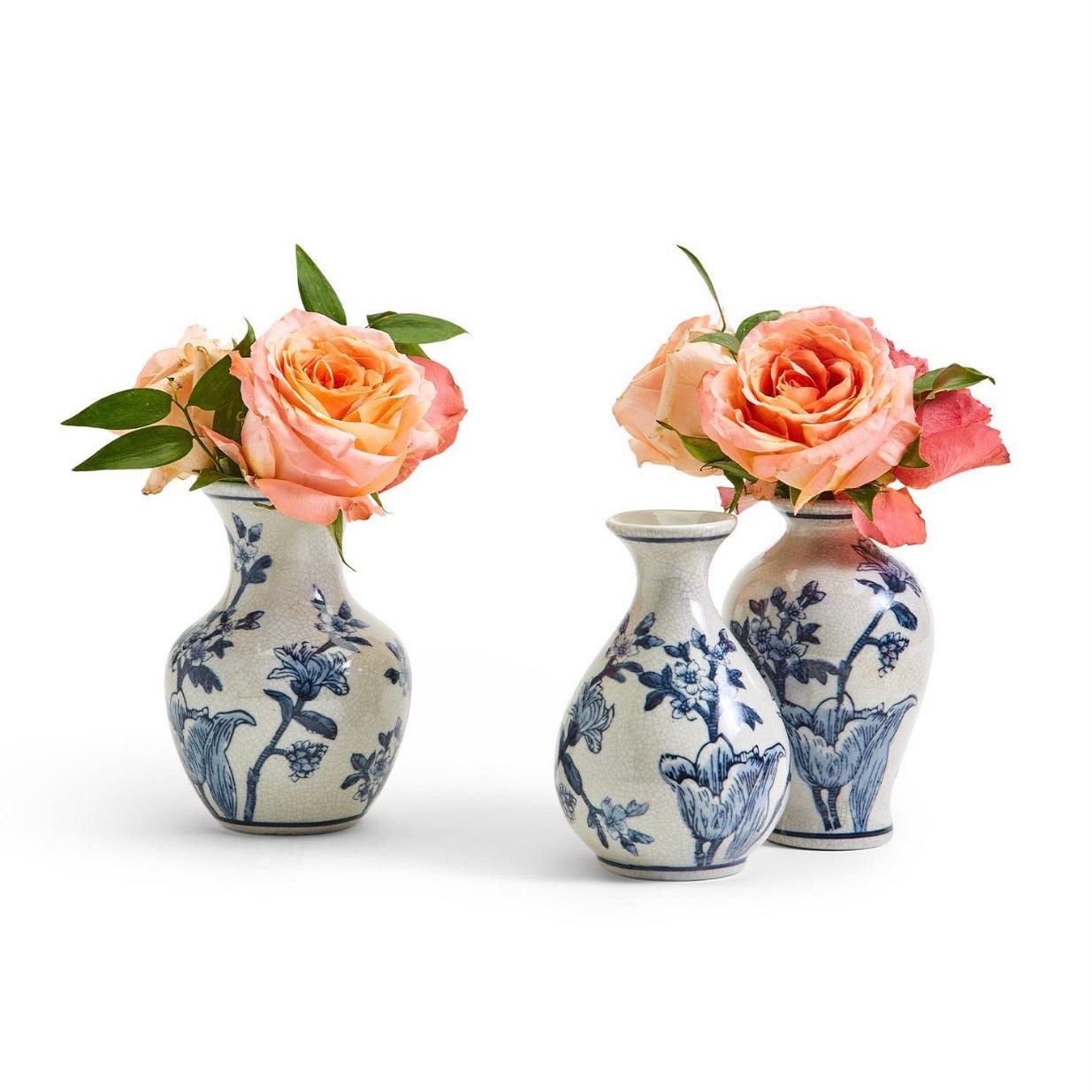 Chinoiserie Mediterranean Canton Vases