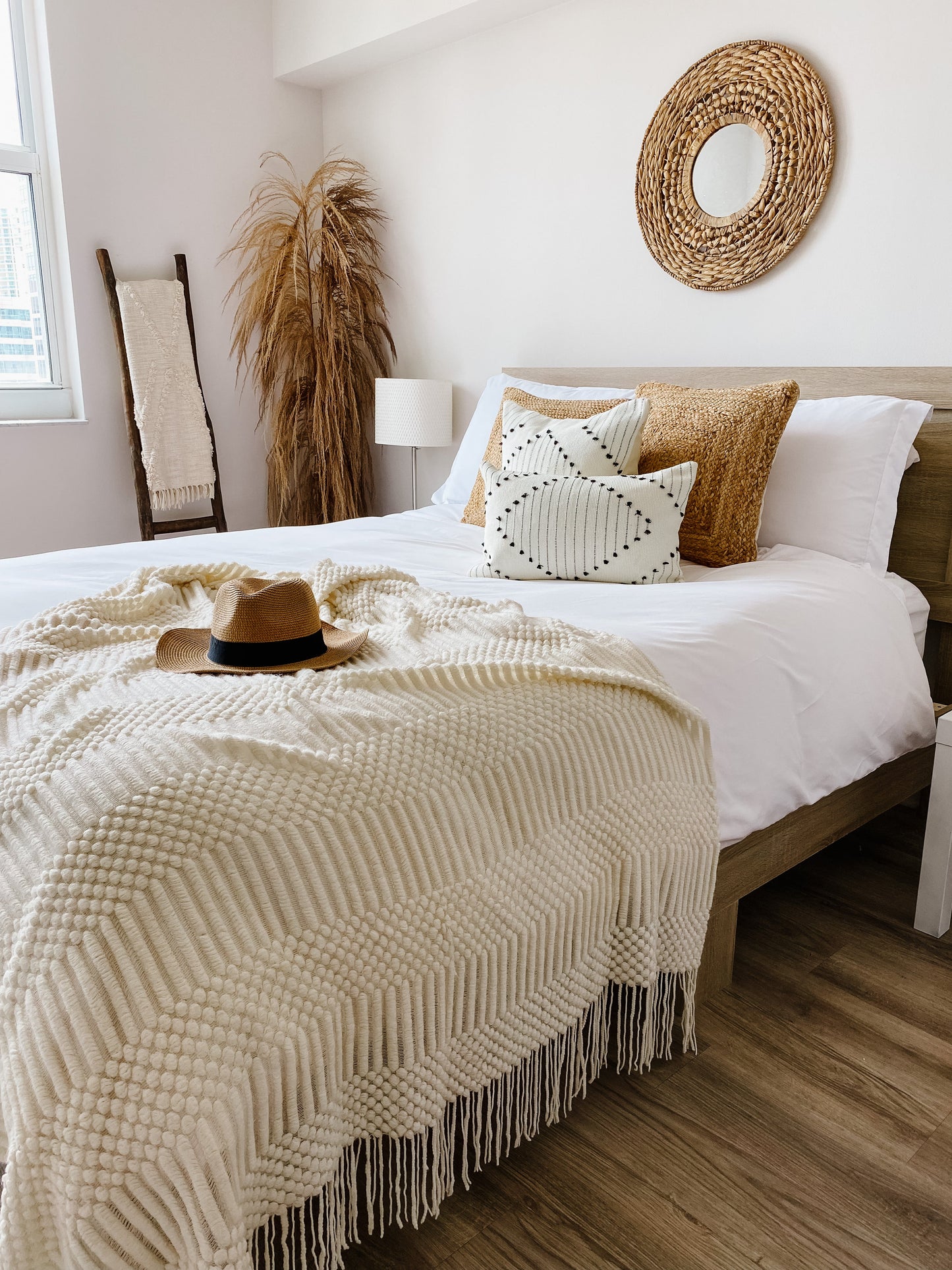 Khera Fringed Throw Blanket