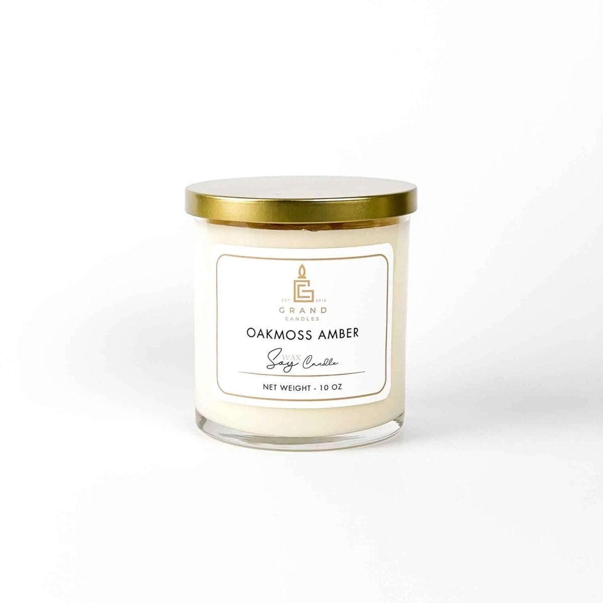 Oakmoss Amber Soy Candle